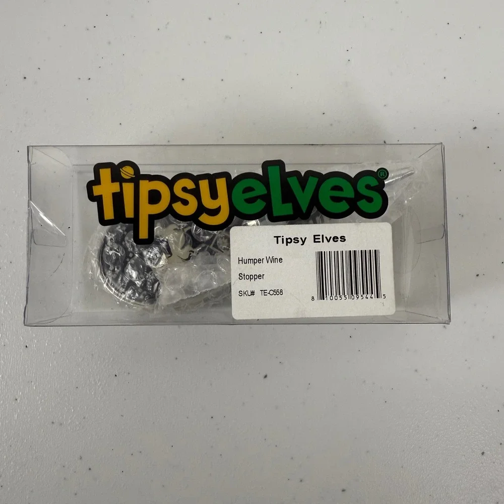 Tipsy‎ Elves Humper Wine Stopper Wine Bottle Novelty Christmas Deer Ugly Sweater